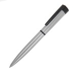 ELLIPSE, ручка шариковая, зеленый/черный, алюминий, пластик Серебро