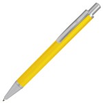 CLASSIC, ручка шариковая, белый/серебристый, металл Желтый