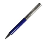 JAZZY, ручка шариковая, хром/бордовый, металл Темно-синий
