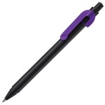 SNAKE, ручка шариковая, бордовый, черный корпус, металл Фиолетовый