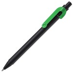 SNAKE, ручка шариковая, бордовый, черный корпус, металл Зеленый