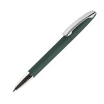 Ручка шариковая VIEW, бежевый, покрытие soft touch, пластик/металл Зеленый