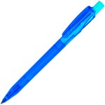 TWIN LX, ручка шариковая, прозрачный голубой, пластик Голубой