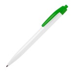 N8, ручка шариковая, белый/желтый, пластик Зеленый