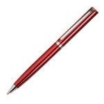 BULLET NEW, ручка шариковая, бордовый/хром, металл Красный