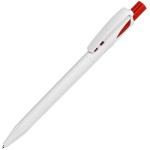 TWIN, ручка шариковая, белый, пластик Красный