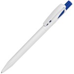 TWIN, ручка шариковая, белый, пластик Синий