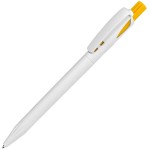 TWIN, ручка шариковая, белый, пластик Желтый