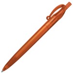 JOCKER, ручка шариковая, фростированный белый, пластик Оранжевый
