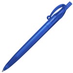 JOCKER, ручка шариковая, фростированный белый, пластик Синий