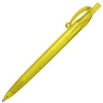 JOCKER, ручка шариковая, фростированный белый, пластик Желтый