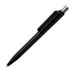 Ручка шариковая DOT, белый, пластик Черный