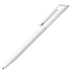 Ручка шариковая ZINK, аквамарин, пластик Белый