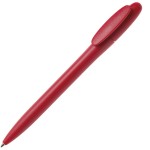 Ручка шариковая BAY, аквамарин, непрозрачный пластик Красный