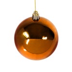 Шар новогодний Gloss, диаметр 8 см., пластик, зеленый Оранжевый