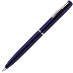 CLICKER, ручка шариковая, красный/хром, металл Синий