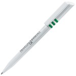 GRIFFE, ручка шариковая, зеленый/белый, пластик Зеленый
