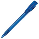 KIKI LX, ручка шариковая, прозрачный зелёный, пластик Синий