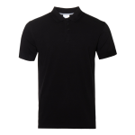 Рубашка поло унисекс STAN хлопок/эластан 200, 05, Чёрный (20) (50/L)