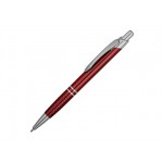 Ручка металлическая шариковая «Кварц» красный/серебристый