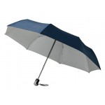 Зонт складной «Alex» темно-синий/серебристый