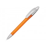 Ручка пластиковая шариковая «Кейдж» оранжевый/серебристый