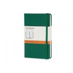 Записная книжка А6 (Pocket) Classic (в линейку) зеленый