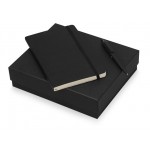 Подарочный набор Moleskine Indiana с блокнотом А5 Soft и ручкой черный