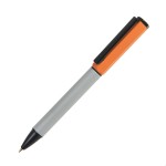 BRO, ручка шариковая, белый, металл, пластик Оранжевый
