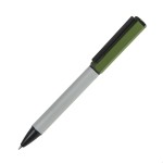 BRO, ручка шариковая, белый, металл, пластик Зеленый