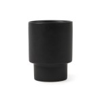 Стакан VINGA Nagano pure из глины RCS, 300 мл черный; 