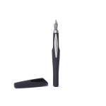 Перьевая ручка PININFARINA PF NOVANTA BLACK черный; серебряный