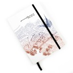Блокнот линованный Pininfarina ITALIAN BEAUTY FIRENZE из каменной бумаги, А5 синий; белый