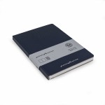 Блокнот линованный Pininfarina из каменной бумаги в твердой обложке, А5, синий