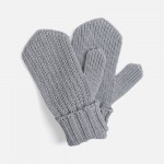 Варежки Nordkyn, светло-серый меланж, размер S/M