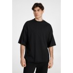 Футболка оверсайз унисекс T9, черная, размер XL/XXL