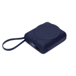 Внешний аккумулятор с подсветкой Ritter PD 10000mAh с функцией беспроводной зарядки 15W, синий