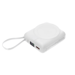 Внешний аккумулятор с подсветкой Ritter PD 10000mAh с функцией беспроводной зарядки 15W, белый