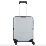 Чемодан складной Rollink FLEX LIGHT 55x40x20 см, 4 колеса, черный
