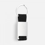 Брелок Inlet с тканевой вставкой, черный