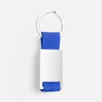 Брелок Inlet с тканевой вставкой, синий