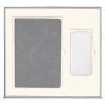 Набор подарочный Solution Prestige Duo (Ежедневник Flexy Luba, Внешний аккумулятор «Universal»), серый