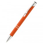 Ручка металлическая Molly софт-тач, оранжевая