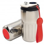 Термокружка Ashly To Go, серебристая/красная