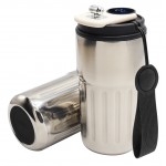 Термокружка Ashly To Go, серебристая/чёрная