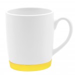 Кружка Make Me To Go, белая/жёлтая