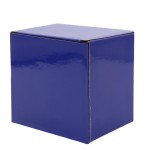 Коробка глянцевая для кружки Make me, синяя