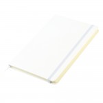 Блокнот A5 Monte в твёрдом переплёте, белый