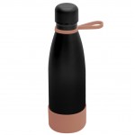 Термобутылка герметичная вакуумная Olivia To Go, чёрный/мокко