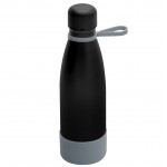 Термобутылка герметичная вакуумная Olivia To Go, чёрный/серый